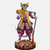 Figurine de Freezer (Freeza) en armure de Samouraï de Dragon Ball Z, tenant un katana, vue de face.
