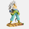 Vue de profil de la figurine Goku SSJ5 18cm, montrant sa coiffure et sa tenue.