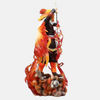 Vue de face de la figurine Rengoku Phénix.