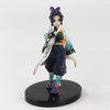 Vue de dos de la figurine de Shinobu Kocho montrant le design complet de son haori.