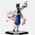 Figurine de Shinobu Kocho, le Pilier de l'Insecte de Demon Slayer, dans une pose élégante avec son haori déployé.