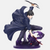 Figurine de 17cm de Sung Jin-Woo de Solo Leveling dans une pose de combat dynamique, avec des effets d'ombre.