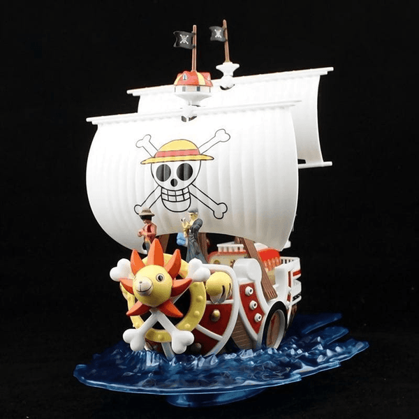 miniature One Piece avec coque rouge, blanc et jaune