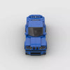 Variante de couleur bleue du kit de construction de la BMW M3 E36 en briques.