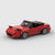 Kit de construction d'une Mazda MX-5 NA rouge en briques, montrant la vue de trois-quarts avant.
