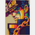Poster artistique et très coloré de Jotaro Kujo, le héros de JoJo's Bizarre Adventure Stardust Crusaders.