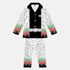 Pyjama chemise et pantalon Shinobu Kocho Demon Slayer unisexe - Motif papillon Haori