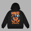 Sweat Naruto Mode Sennin noir avec design détaillé du héros en transformation