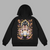 Sweat Vegeta Explosion d’Énergie, version noire avec illustration de Vegeta libérant son aura de puissance, univers Dragon Ball