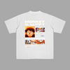 T-shirt Luffy King of Freedom, version blanche avec design graphique de Luffy inspiré de One Piece